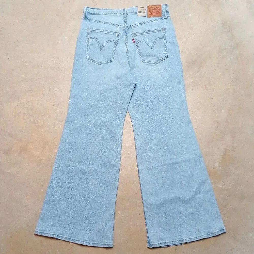 NWT Levi's Ribcage Bell Bottom Jeans Women's 32x30 High Rise Y2K Grunge 90s - Picture 5 of 11
